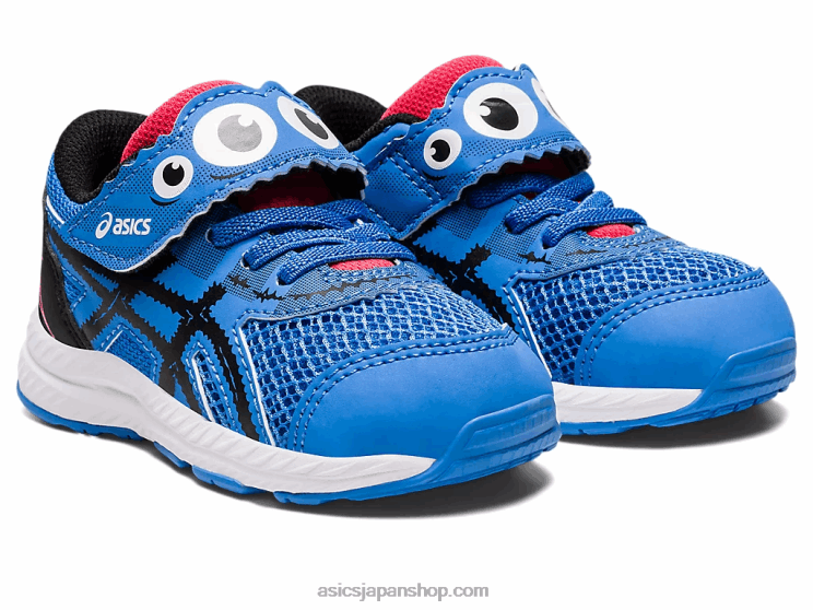 8 幼児サイズの校庭を争う L20V4407Asics ブルーコースト/ブラック