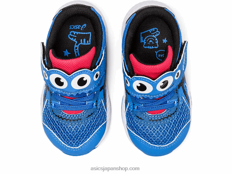 8 幼児サイズの校庭を争う L20V4407Asics ブルーコースト/ブラック