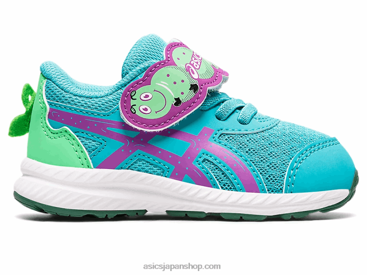 8 幼児サイズの校庭を争う L20V4411Asics シーグラス/蘭