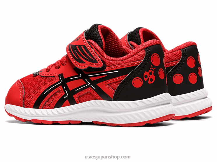 8 幼児サイズの校庭を争う L20V4412Asics クラシックレッド/ブラック