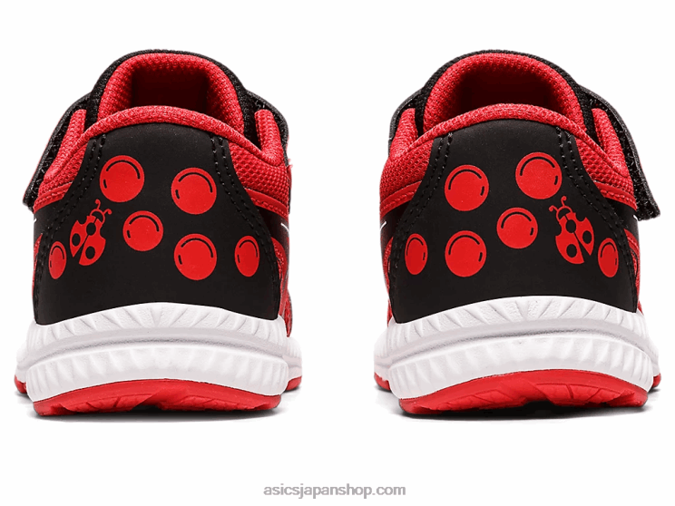8 幼児サイズの校庭を争う L20V4412Asics クラシックレッド/ブラック