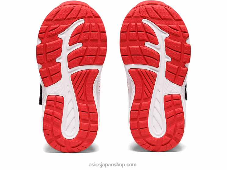 8 幼児サイズの校庭を争う L20V4412Asics クラシックレッド/ブラック