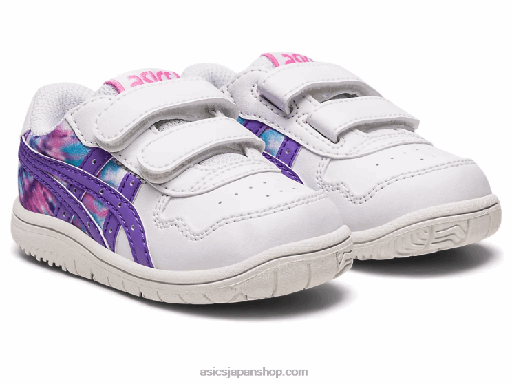 日本の幼児サイズ L20V4325Asics ホワイト/アメジスト