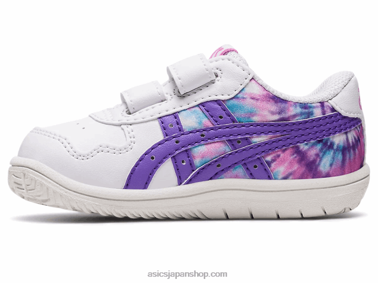日本の幼児サイズ L20V4325Asics ホワイト/アメジスト