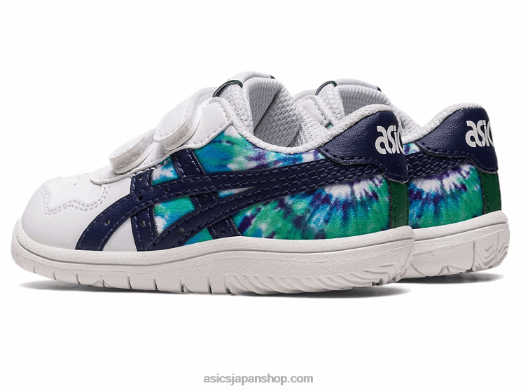 日本の幼児サイズ L20V4327Asics ホワイト/ピーコート