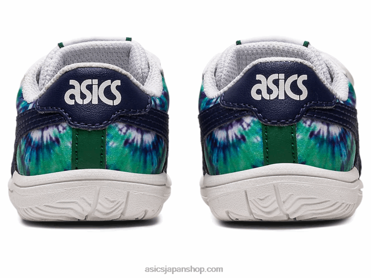日本の幼児サイズ L20V4327Asics ホワイト/ピーコート
