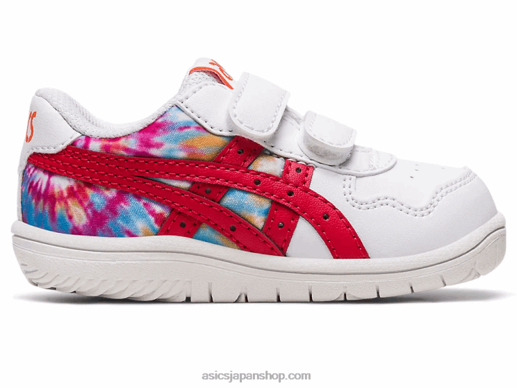日本の幼児サイズ L20V4329Asics ホワイト/クラシックレッド