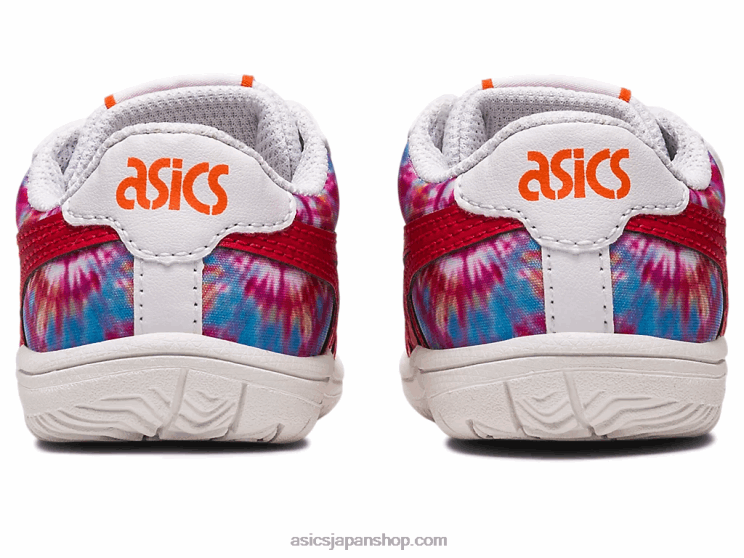 日本の幼児サイズ L20V4329Asics ホワイト/クラシックレッド