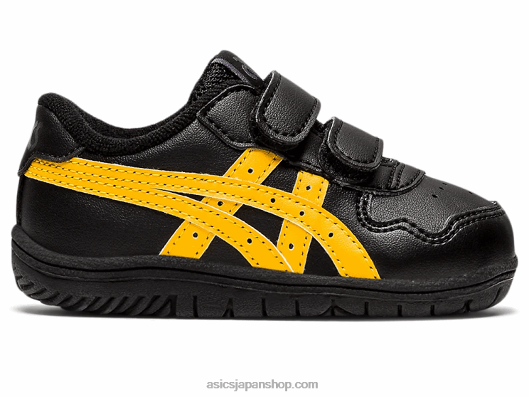 日本の幼児サイズ L20V4449Asics ブラック/タイガーイエロー