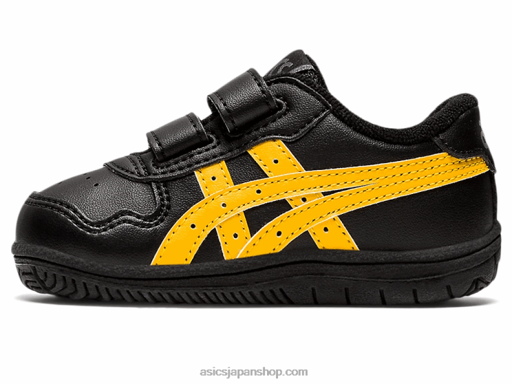 日本の幼児サイズ L20V4449Asics ブラック/タイガーイエロー