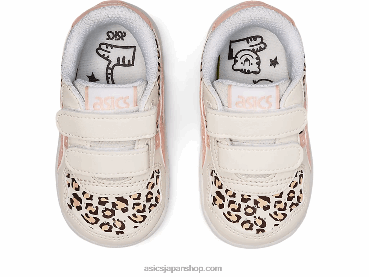 日本の幼児サイズ L20V4469Asics クリーム/ブリーズ