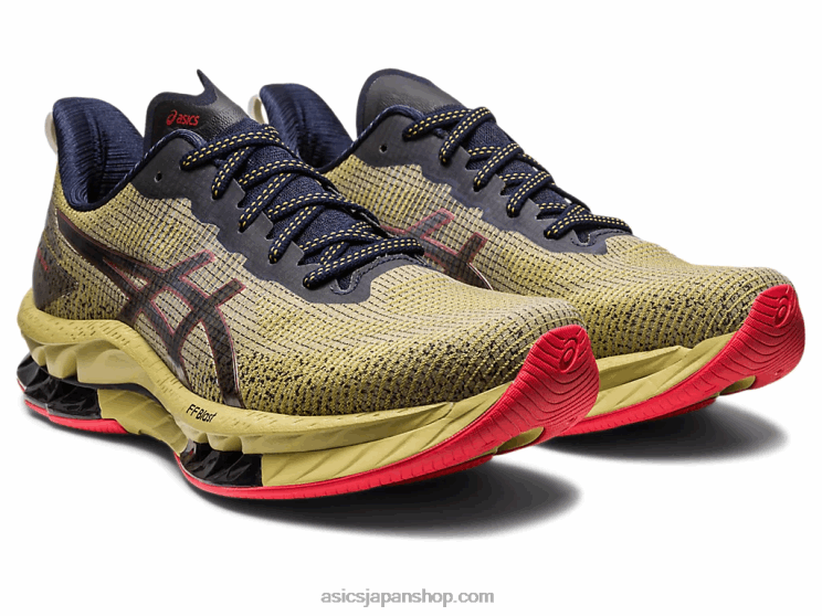 ゲルキンセイブラストle2 L20V498Asics オリーブオイル/エレクトリックレッド