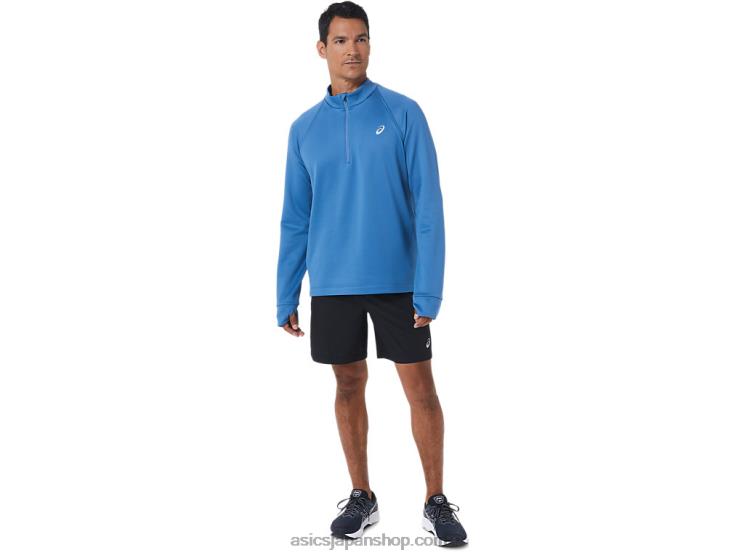 メンズ サーモポリス ウィンター 1/2 ジップ L20V836Asics 紺碧