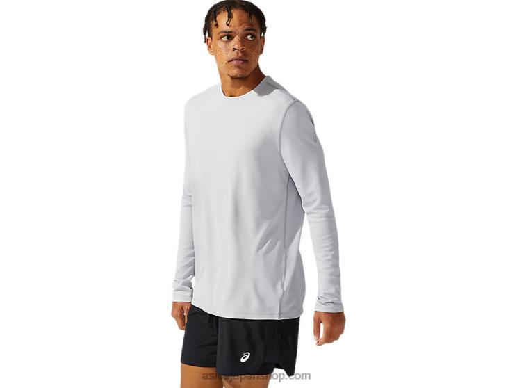 メンズ レディセット II ロングスリーブ L20V1095Asics ミッドグレー