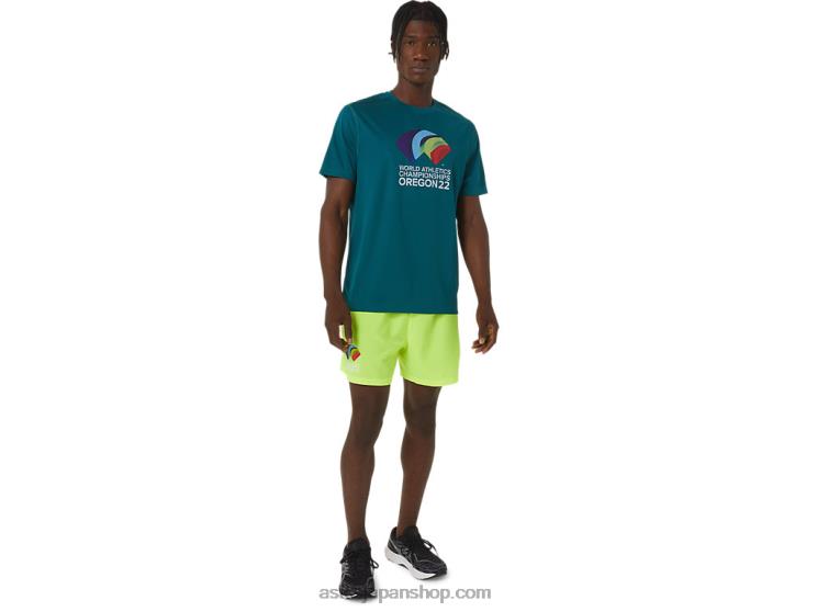 メンズレディセットⅡ半袖ウィッチ L20V1235Asics ベルベットパイン