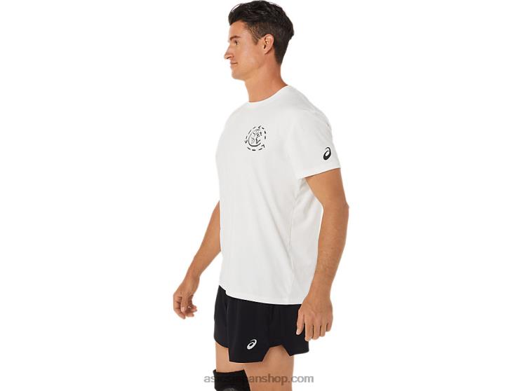 メンズオーシャンウェイストラントップ L20V1487Asics ナチュラルホワイト
