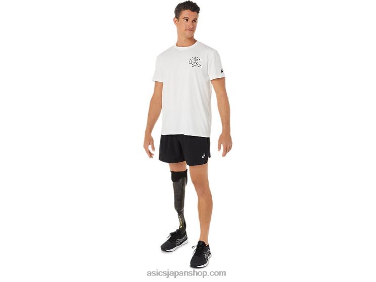 メンズオーシャンウェイストラントップ L20V1487Asics ナチュラルホワイト