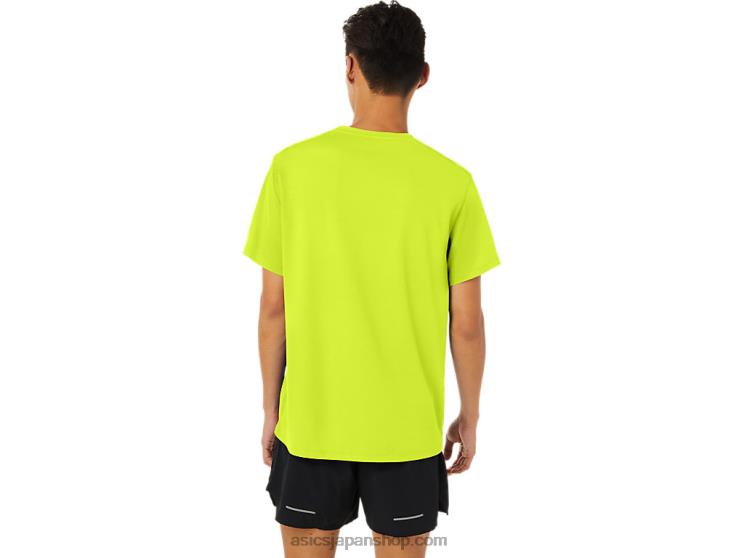 メンズラマラソン半袖 L20V1625Asics 安全黄色
