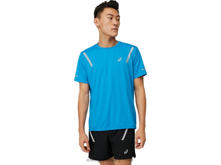 メンズ ライトショー 半袖トップ L20V1674Asics エレクトリックブルー