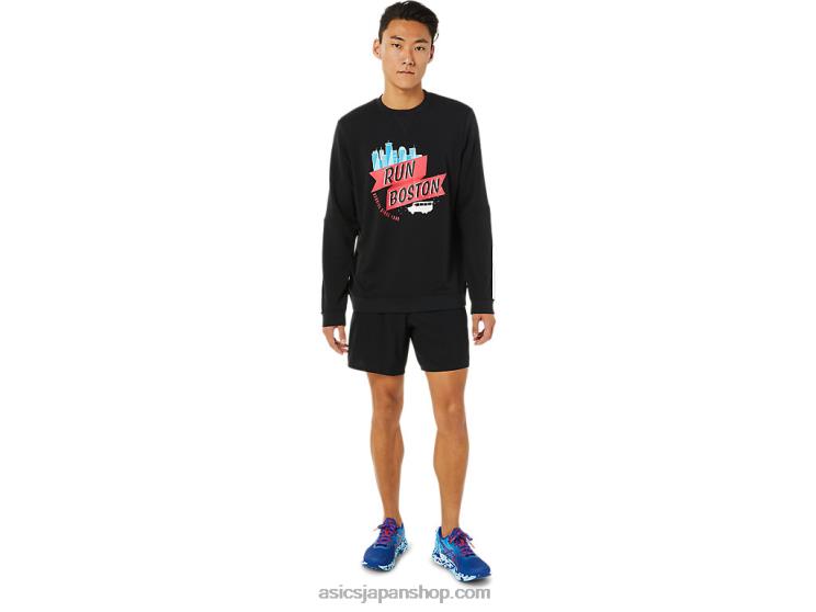 メンズボスクルー L20V1702Asics パフォーマンスブラック