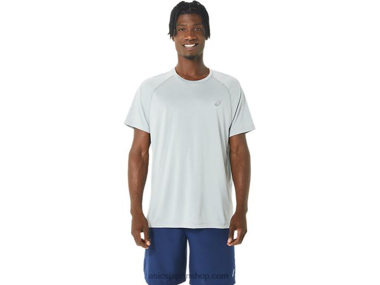 メンズ レディセット ライト ショートスリーブ L20V226Asics ライトグレーヘザー
