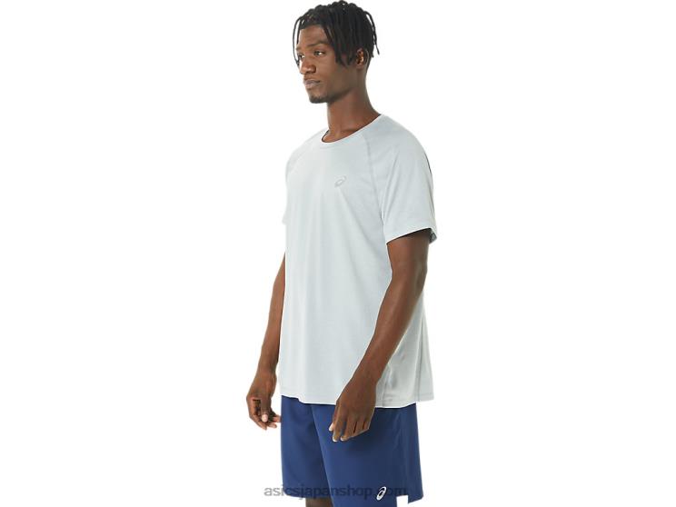 メンズ レディセット ライト ショートスリーブ L20V226Asics ライトグレーヘザー