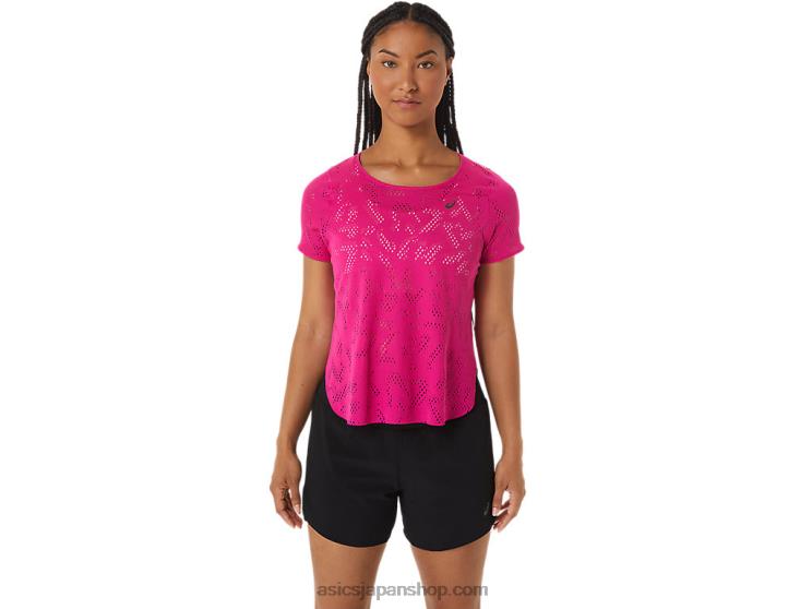 レディース ベンチレイト アクティブリーズ 半袖トップ L20V2530Asics ピンクレイブ