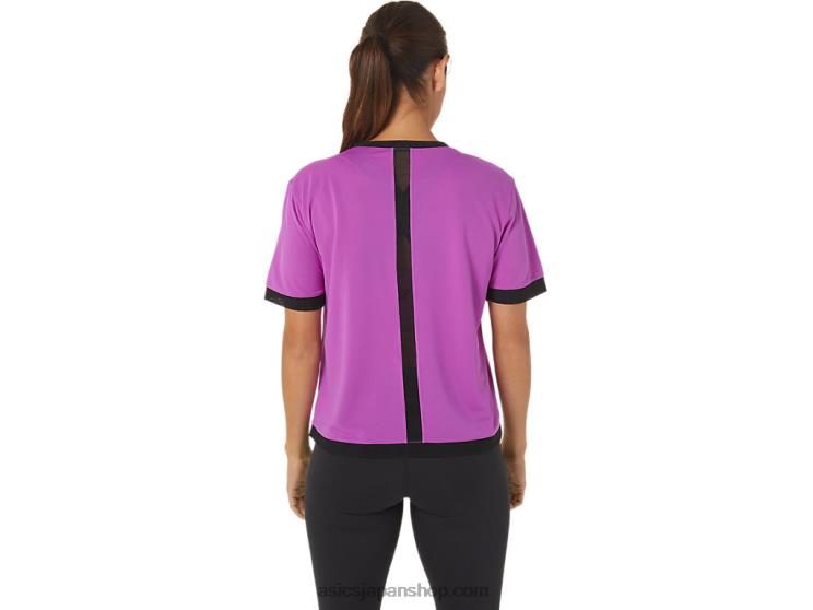女性のケイトメッシュ半袖 L20V2748Asics 蘭
