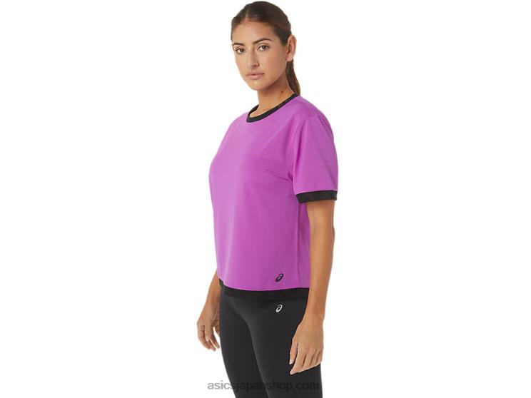 女性のケイトメッシュ半袖 L20V2748Asics 蘭