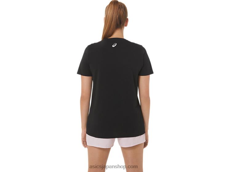 女性ハイビスカススローガンクルー L20V2751Asics パフォーマンスブラック