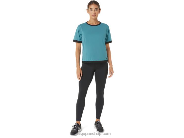 女性のケイトメッシュ半袖 L20V2840Asics 霧の松