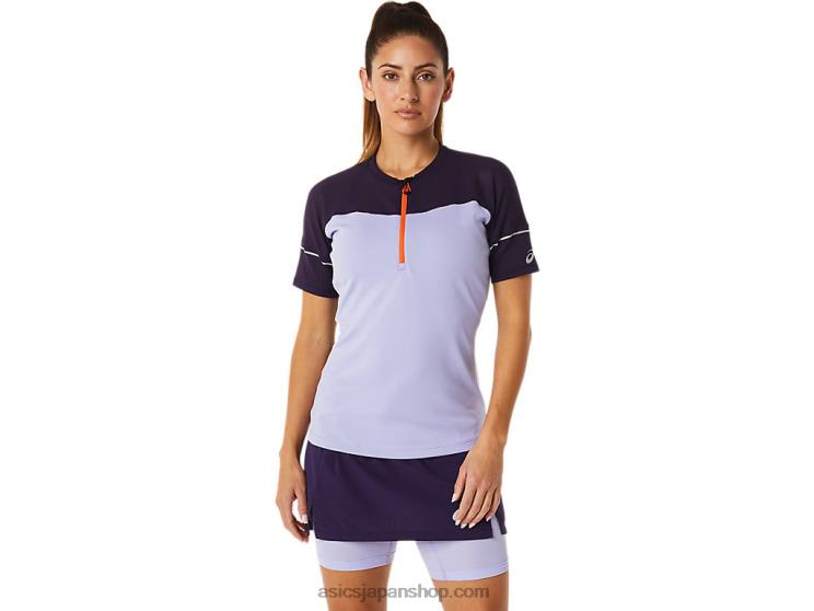 女性用フジトレイルトップ L20V3026Asics ベイパー/ナイトシェード