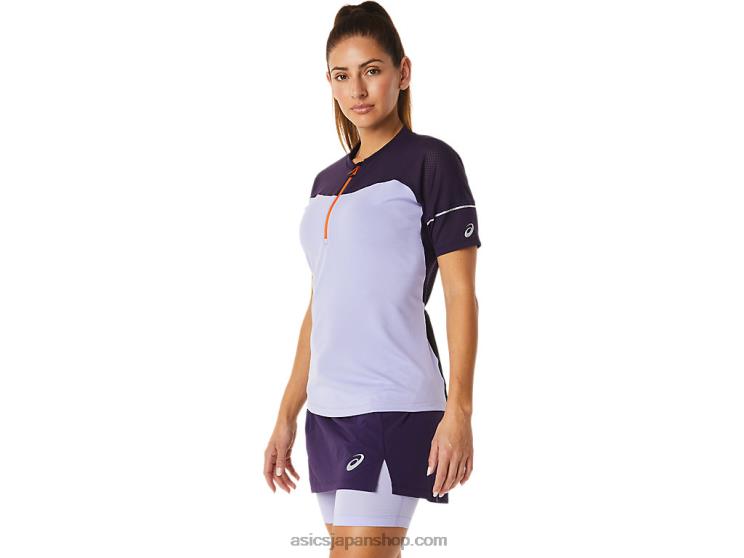 女性用フジトレイルトップ L20V3026Asics ベイパー/ナイトシェード