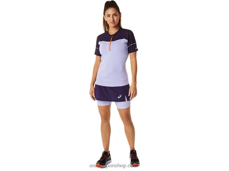 女性用フジトレイルトップ L20V3026Asics ベイパー/ナイトシェード