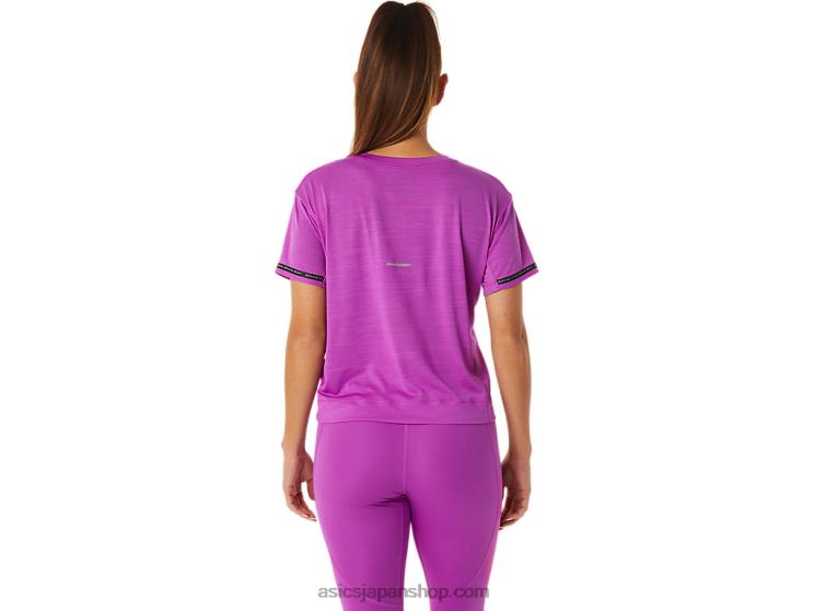 女性用レースクロップトップ L20V3036Asics 蘭