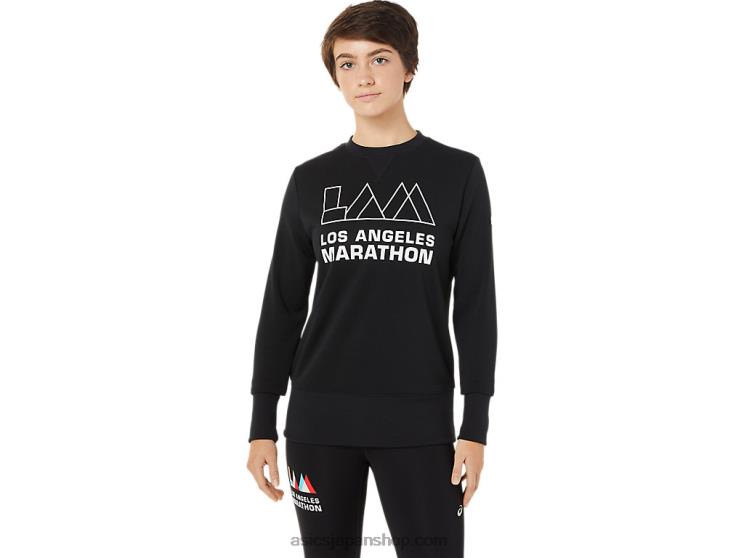 女性ラムクルー L20V3266Asics パフォーマンスブラック