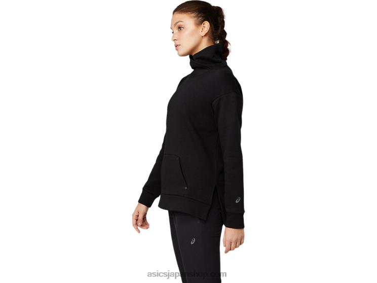 女性用サーマルテックトップ L20V3641Asics パフォーマンスブラック