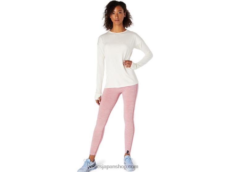 女性の長袖トップ L20V3676Asics 白樺