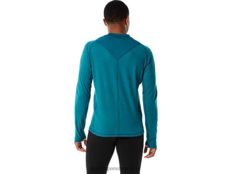 メンズウィンターラン長袖トップ L20V854Asics ベルベットパイン