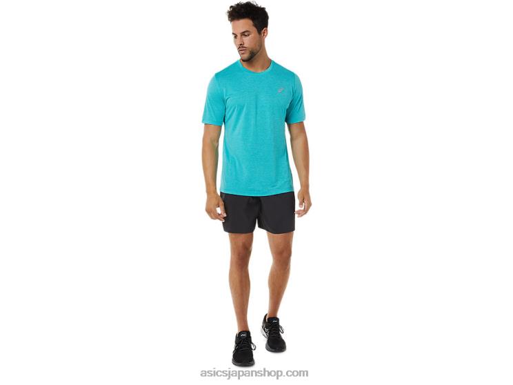 メンズ半袖パフォーマンストップ L20V892Asics テクノシアン