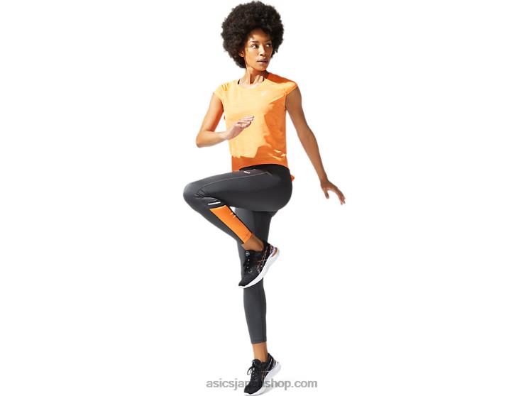 女性用SFベンチレイトクロップトップ L20V3937Asics サンピーチ