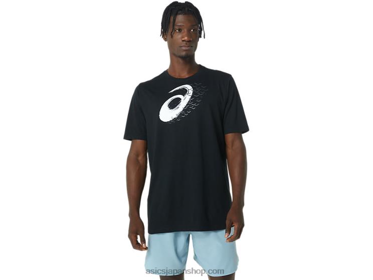 ハロウィンバット SS Tシャツ L20V861Asics パフォーマンスブラック
