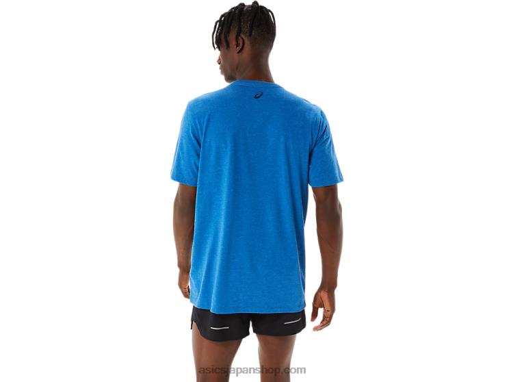 サンライズ ランナー グラフィック T シャツ L20V1108Asics レイクドライブヘザー