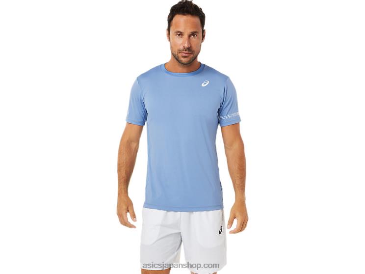 メンズ半袖Tシャツ L20V1513Asics ブルーハーモニー