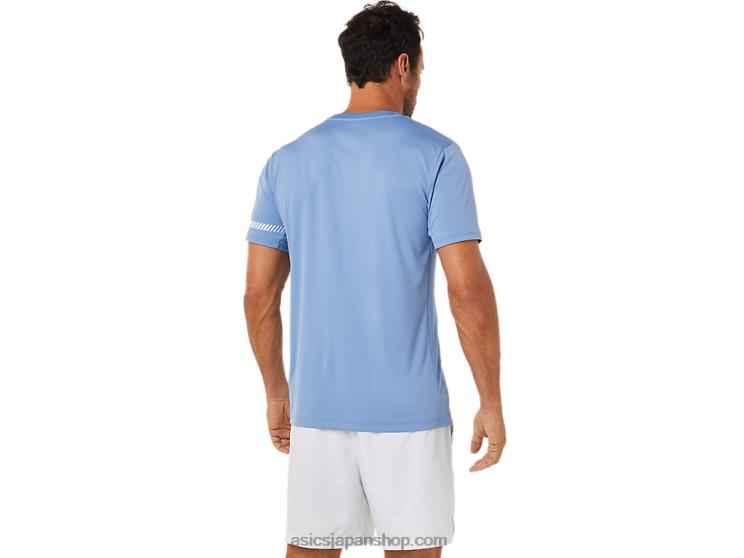 メンズ半袖Tシャツ L20V1513Asics ブルーハーモニー
