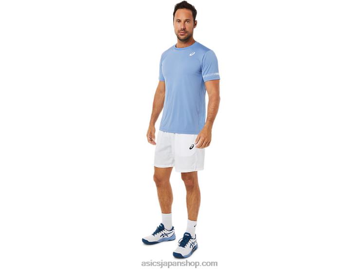 メンズ半袖Tシャツ L20V1513Asics ブルーハーモニー