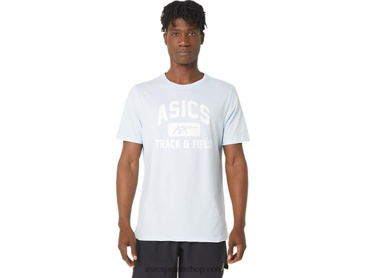 ユニセックス陸上競技用グラフィック T シャツ L20V179Asics 柔らかい空