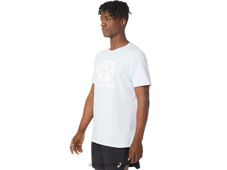 ユニセックス陸上競技用グラフィック T シャツ L20V179Asics 柔らかい空