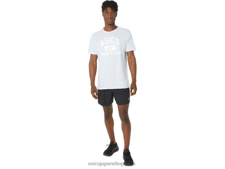 ユニセックス陸上競技用グラフィック T シャツ L20V179Asics 柔らかい空