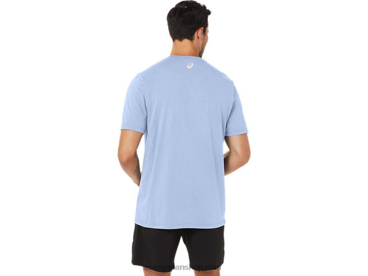 ストライプ半袖Tシャツ L20V28Asics 柔らかい空